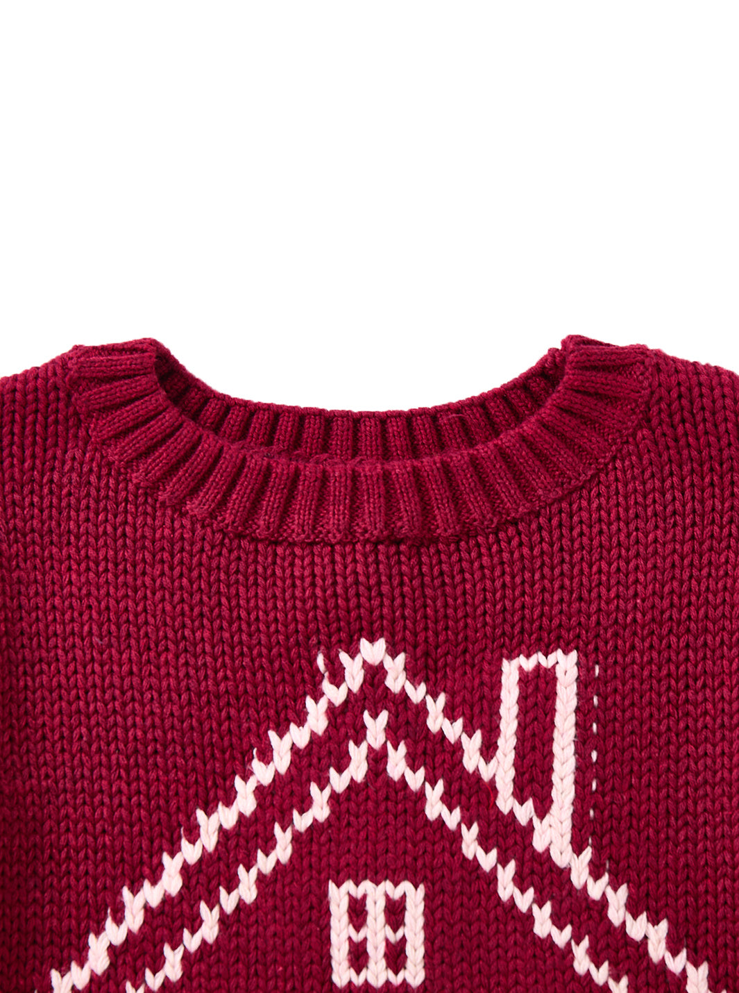 Big House Sweater - Burnt Red Mix