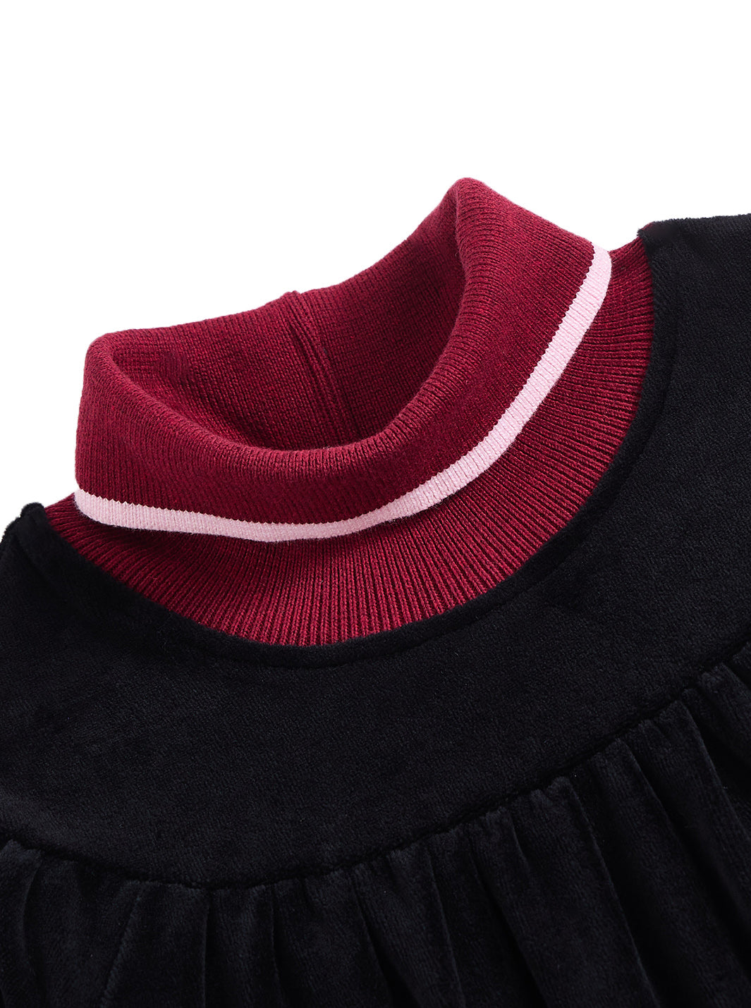 Turtleneck Gathered Robe