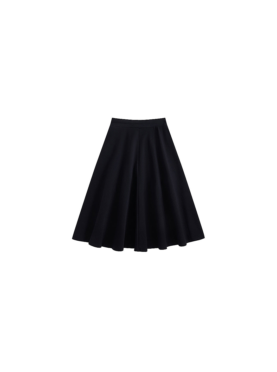 Scuba Thin Tea-Length Skirt