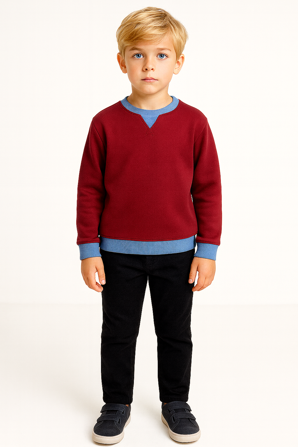 Contrast Trim Top - Boy