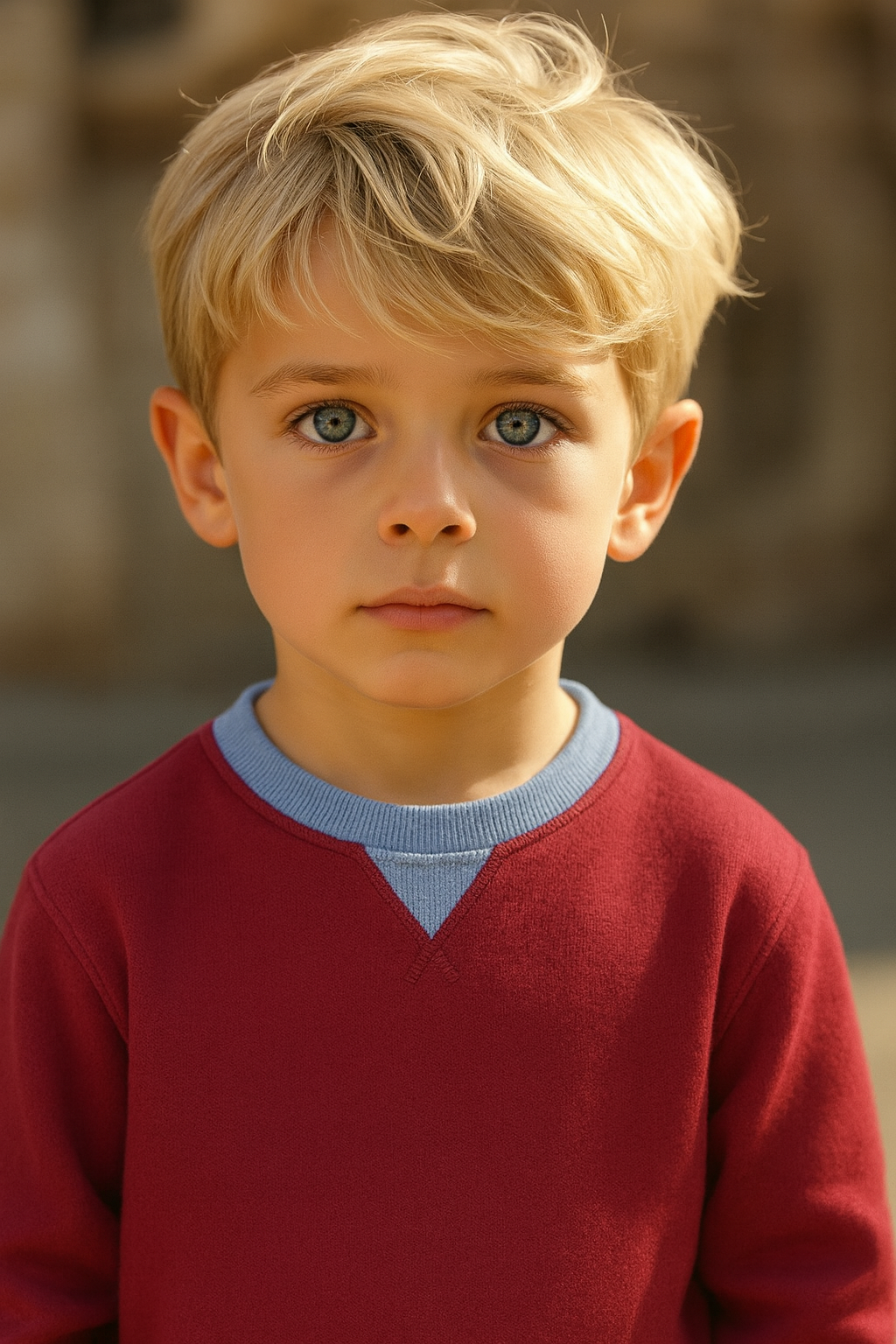 Contrast Trim Top - Boy