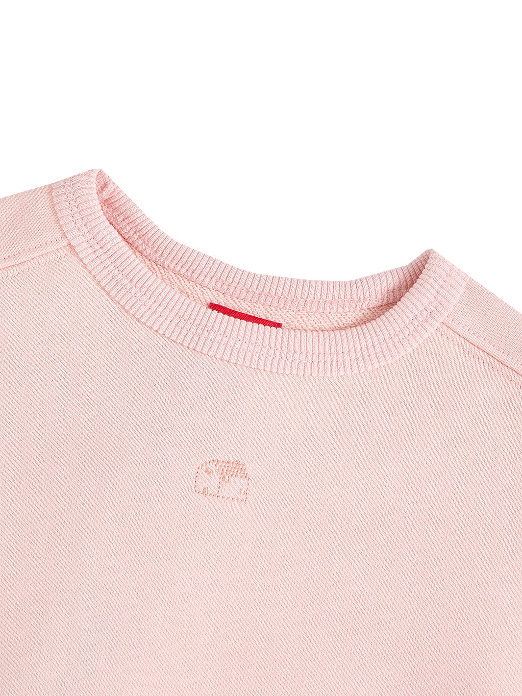 French Terry Emblem Top - Peach