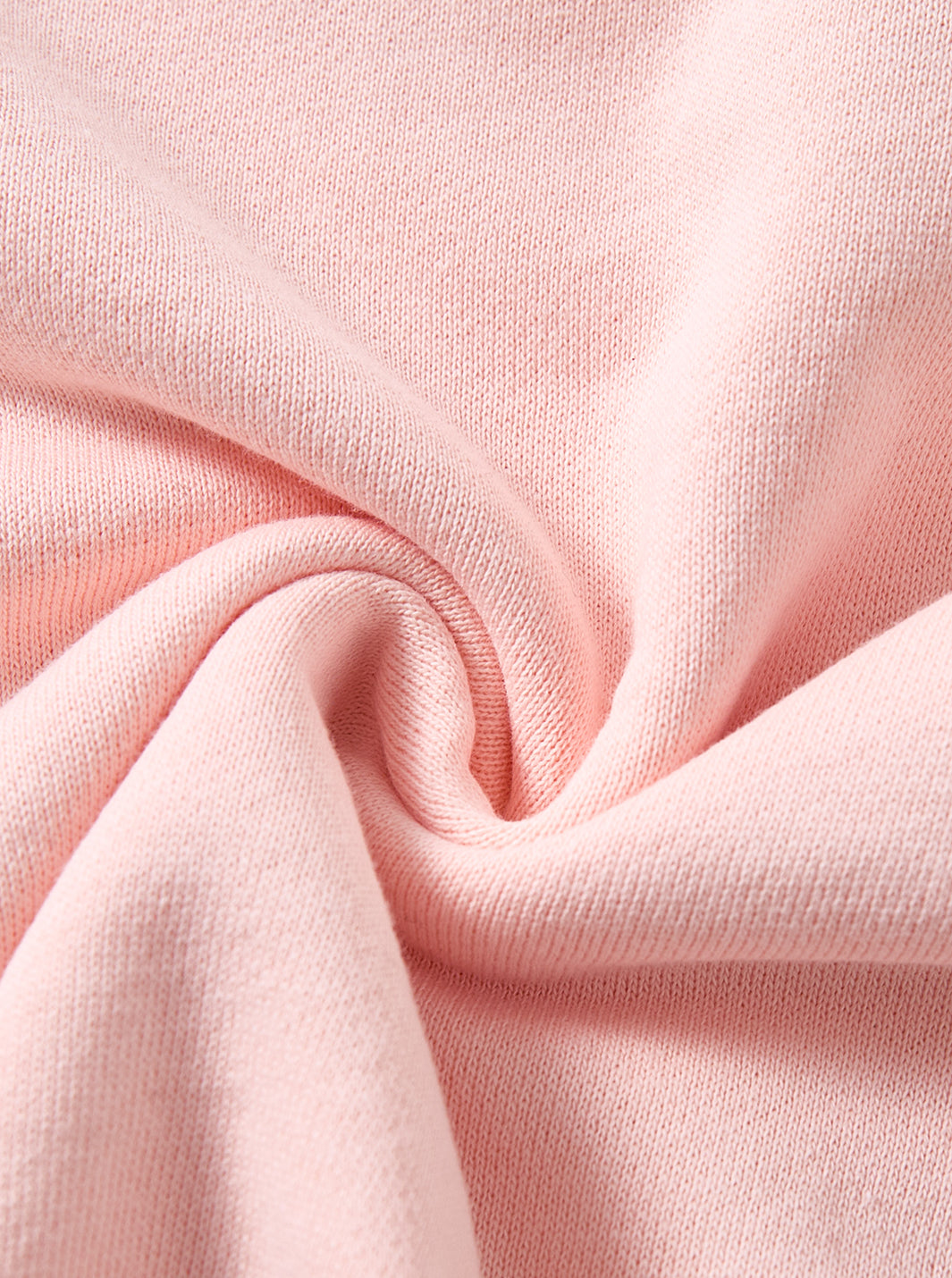 Rolled Edge T-Shirt - Peach