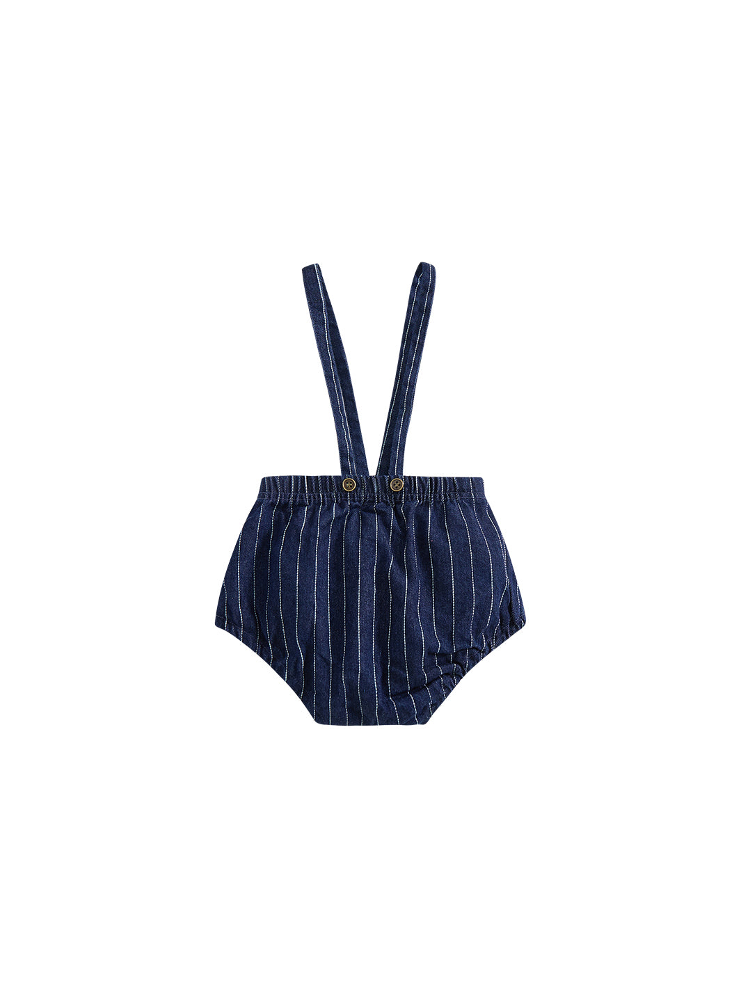 Denim Striped Romper