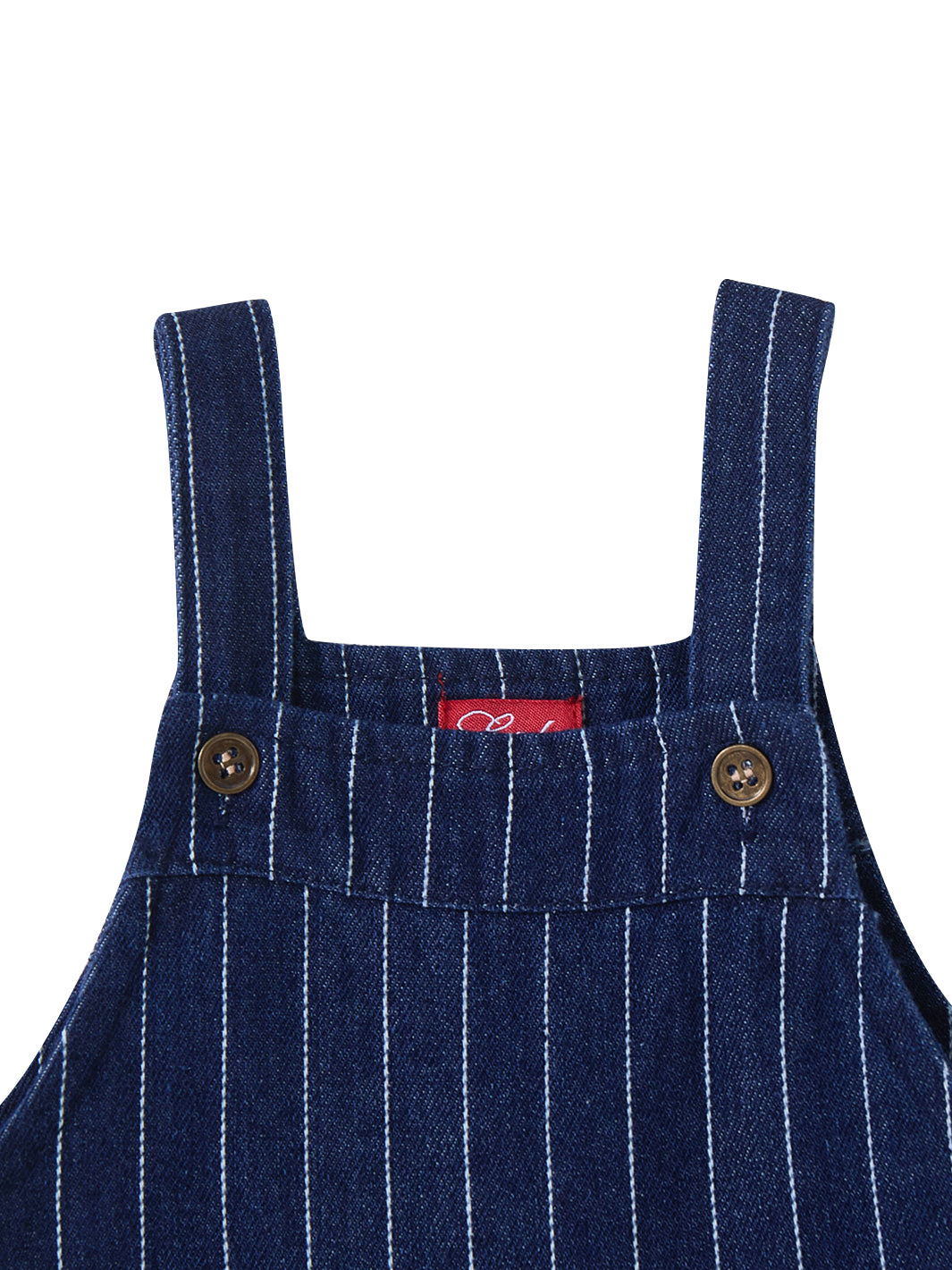 Railroad Stripe Pocket Overall