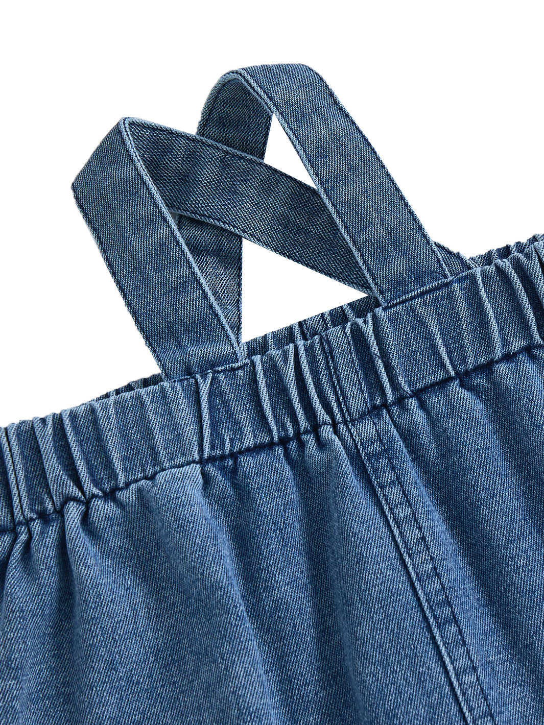 Navy Washed Romper