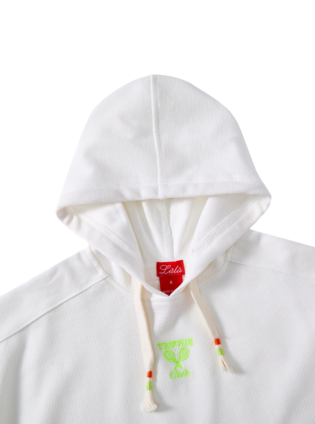 Waffle Tennis Hooded Jumper