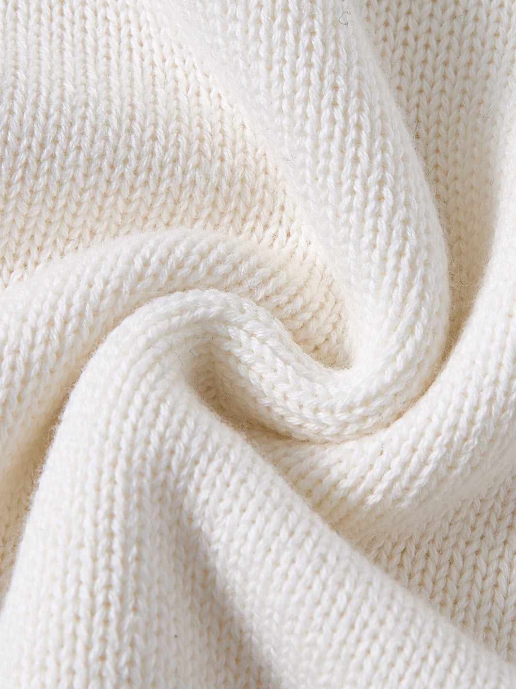 Emblem Short Sleeve Sweater - Off White