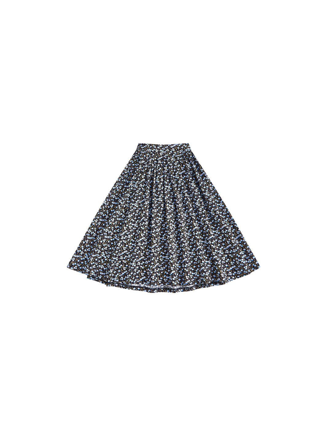 Midnight Orchard Tea-length Skirt