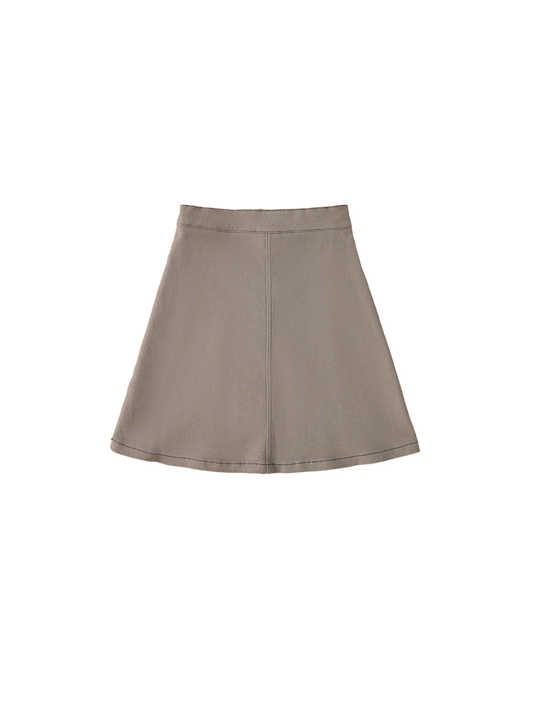 Twill Pocket Skirt - Grey