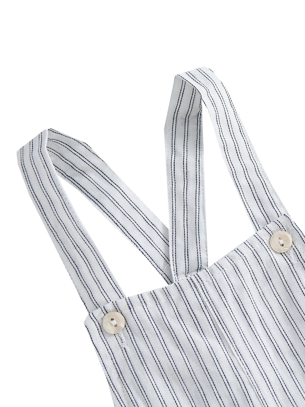 Blue Harbor Short Overall - Striped