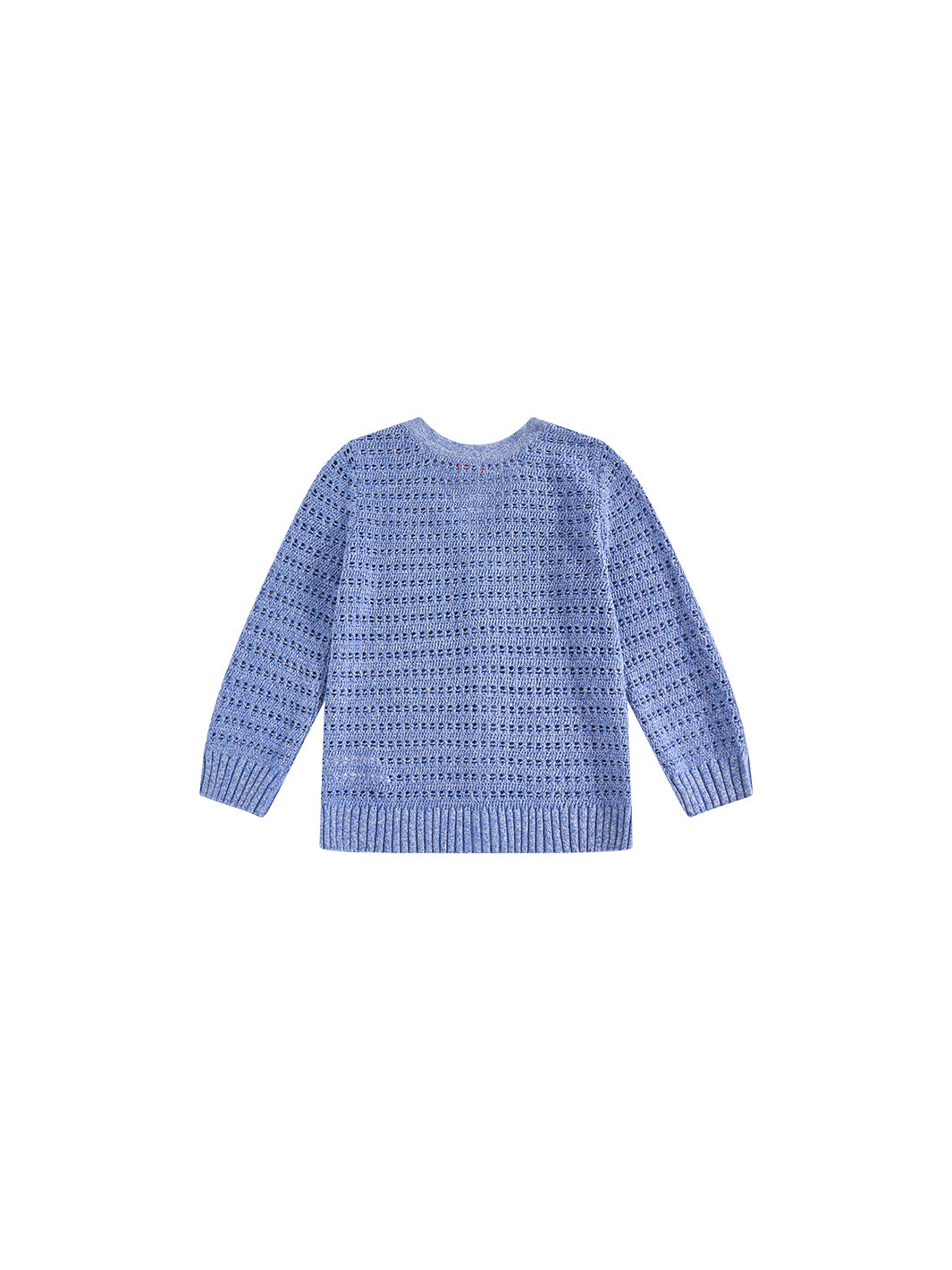 Eyelet Cardigan - Sky Blue