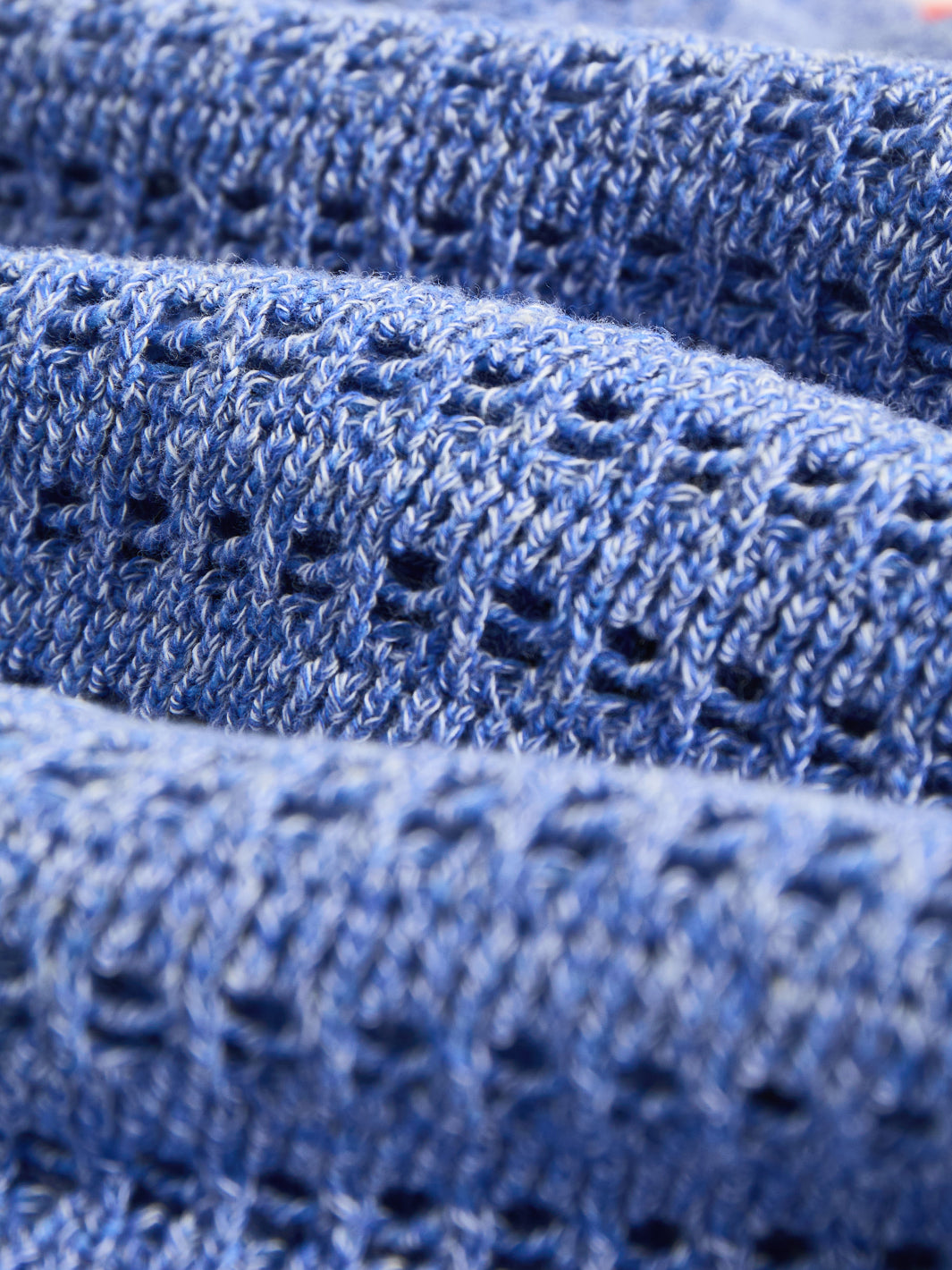 Eyelet Cardigan - Sky Blue