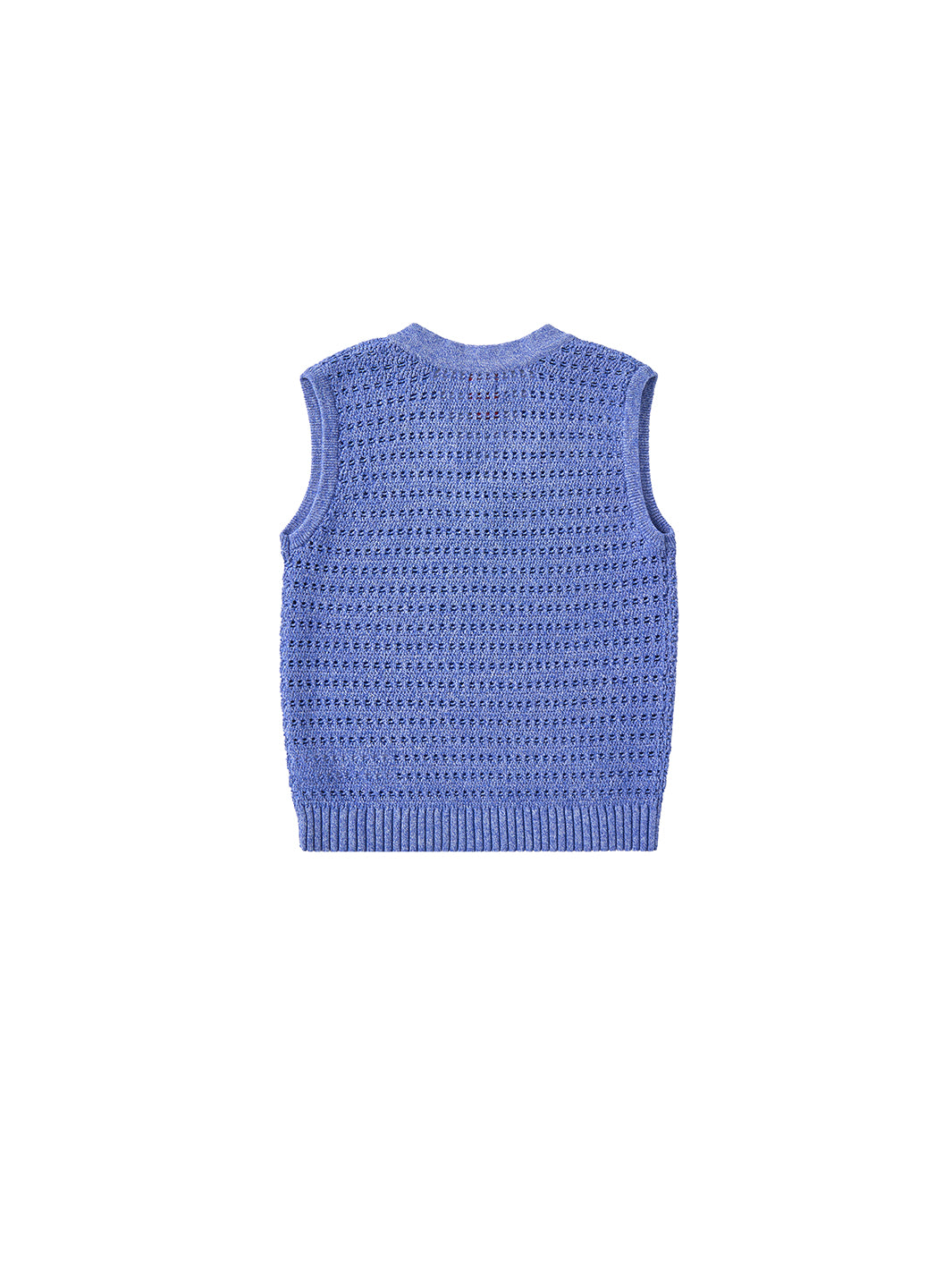 Eyelet Vest - Sky Blue