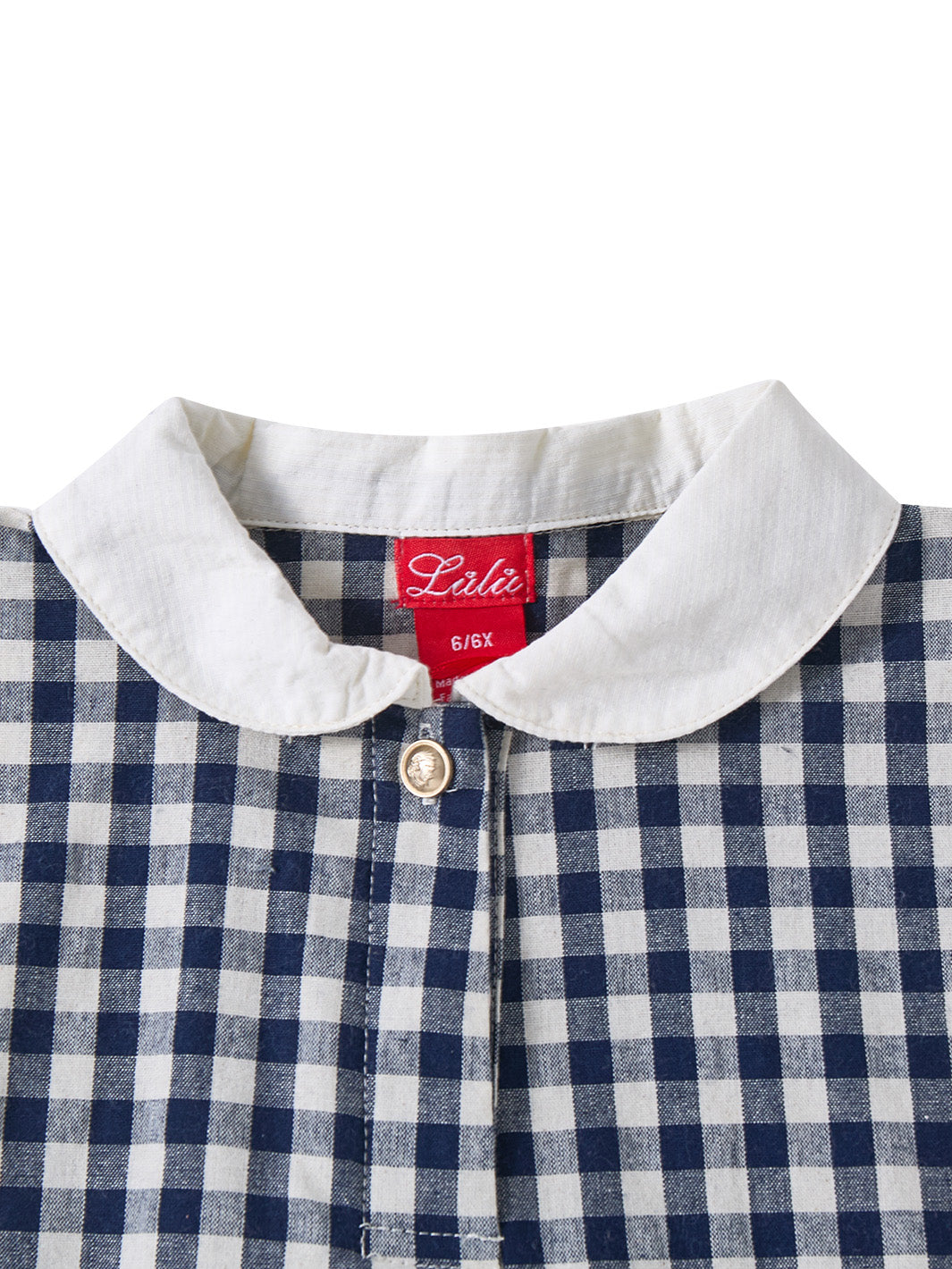 Big Gingham Short Shirt