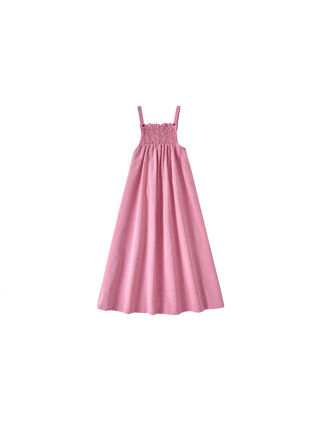 Smocked Jumper Robe - Red