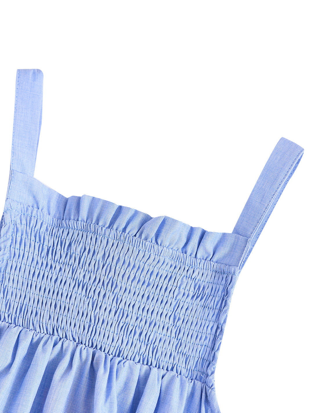 Smocked Jumper Robe - Blue