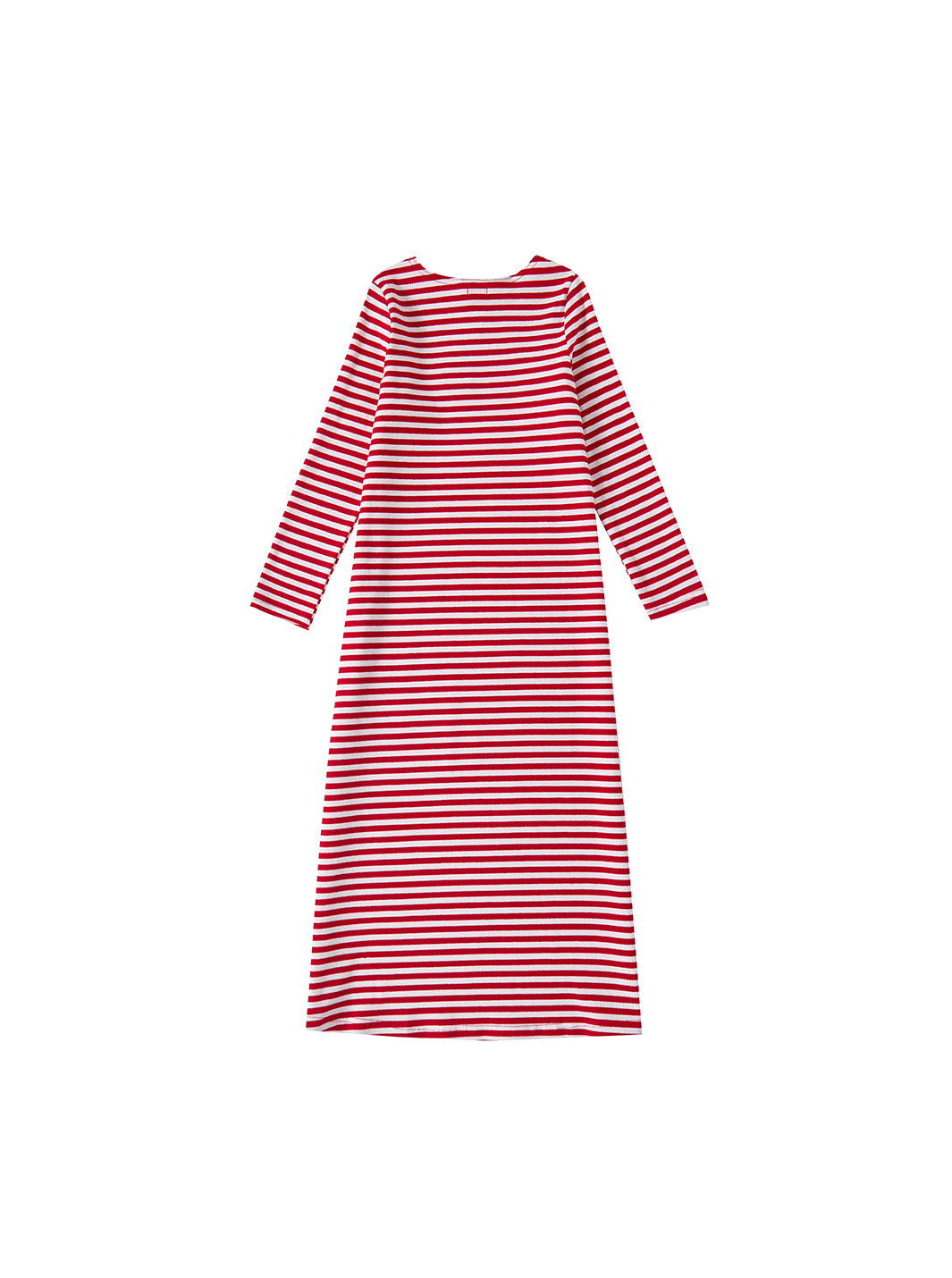 Striped Nightgown - Red/White