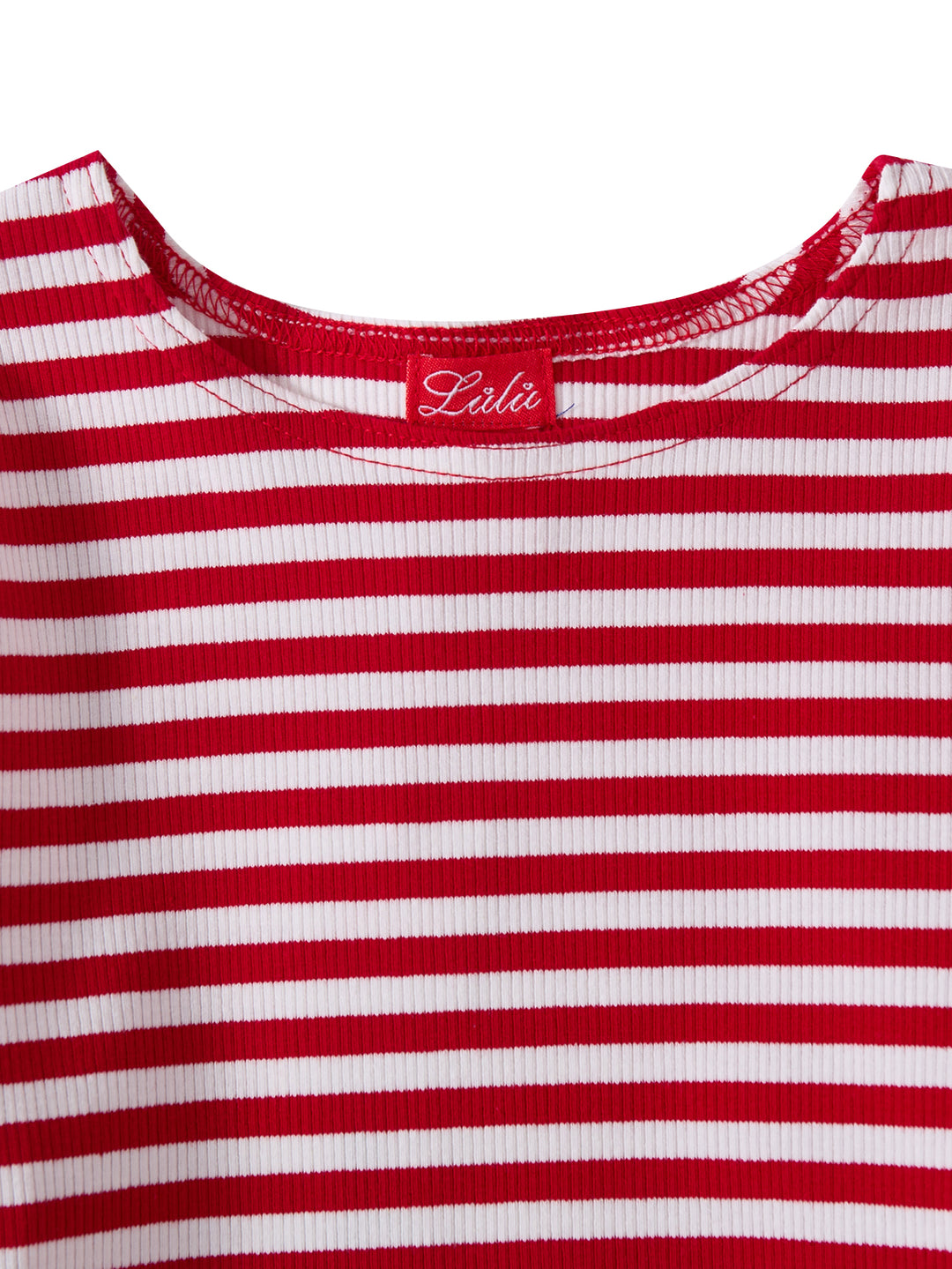 Striped Nightgown - Red/White