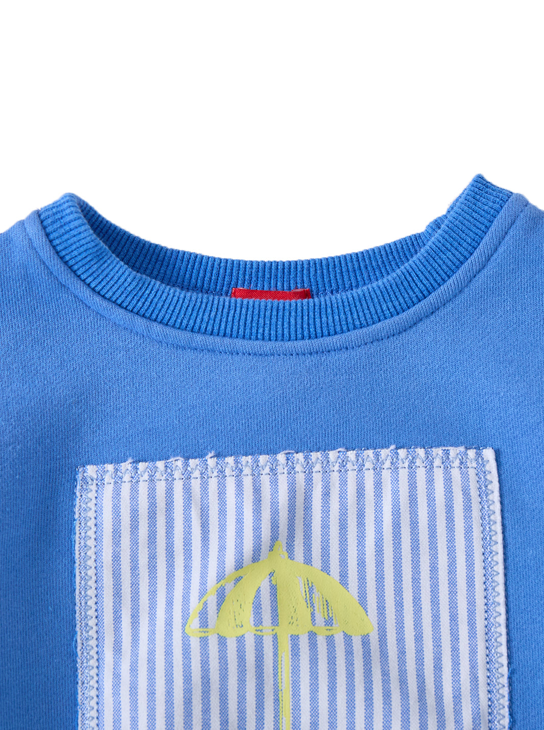 Striped Square Top - Blue