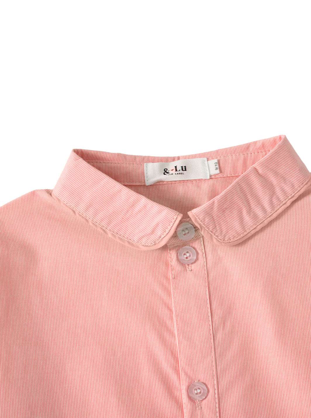 Pinping Heart Crop Shirt - Orange