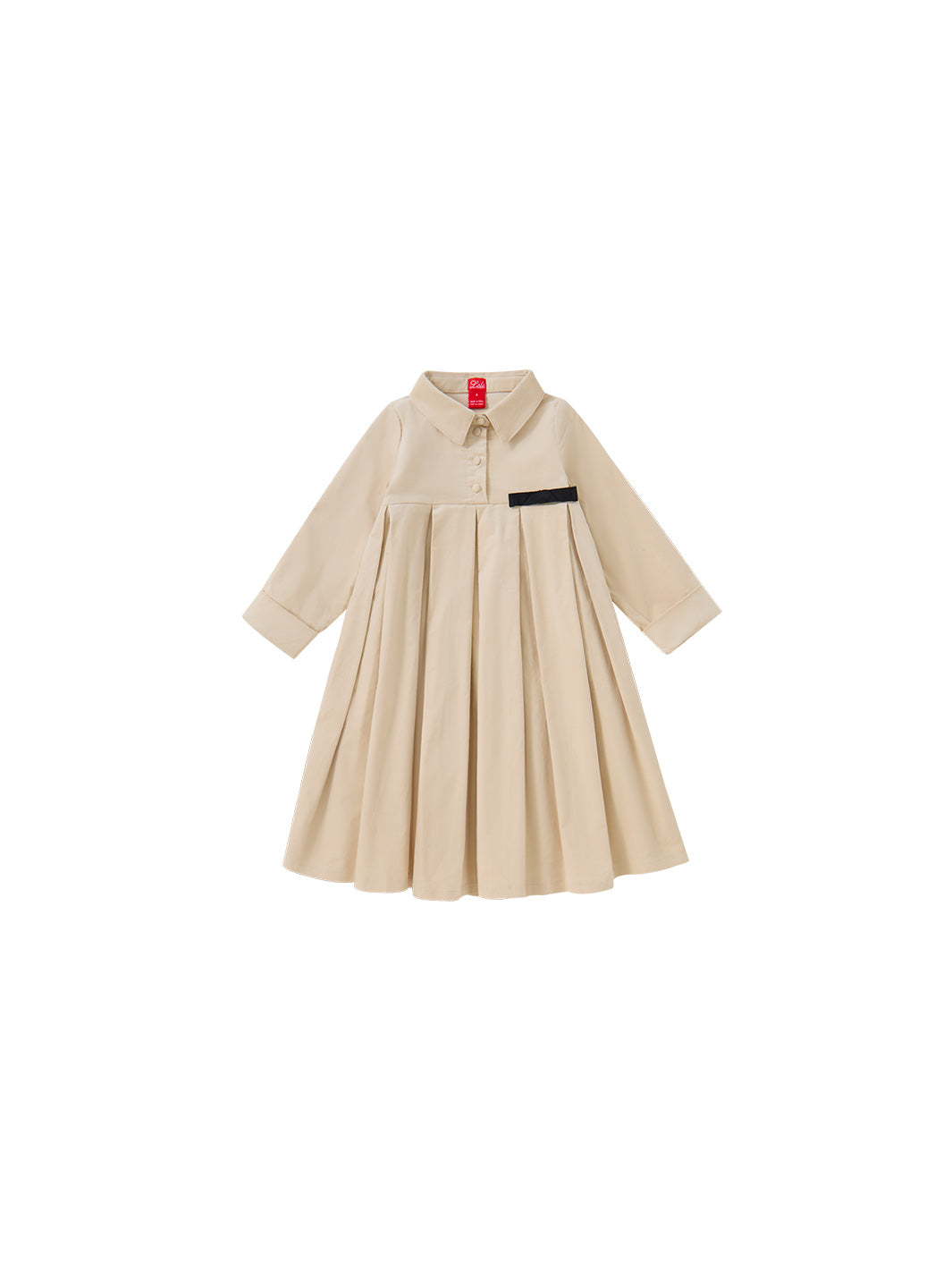 Stretched Velvet Pleated Dress