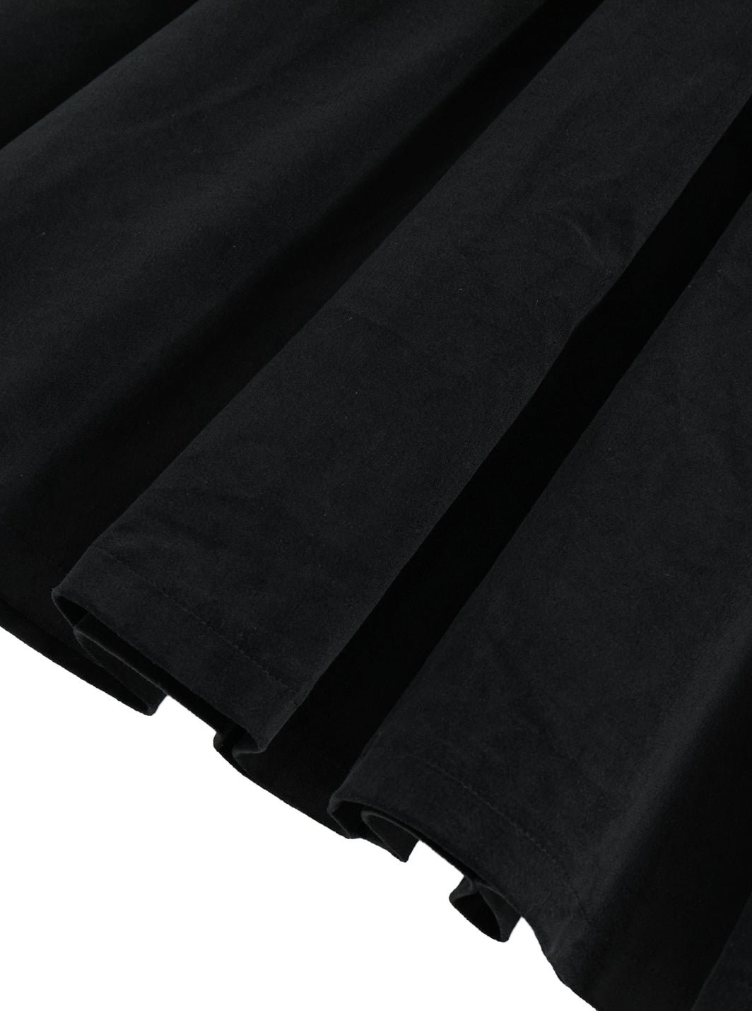 Stretched Velvet High Cut Jumper