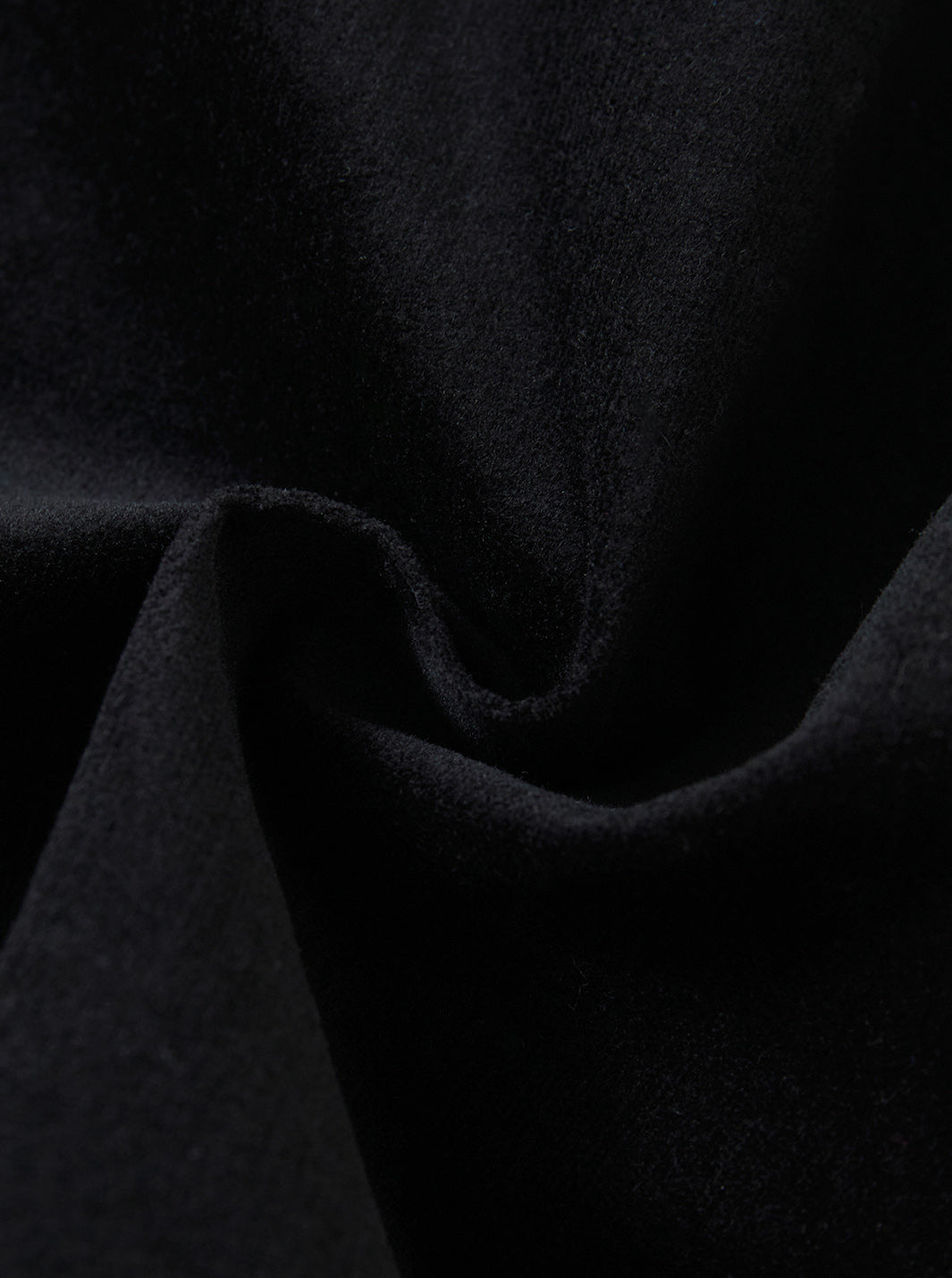 Stretch Velvet Overall - Black