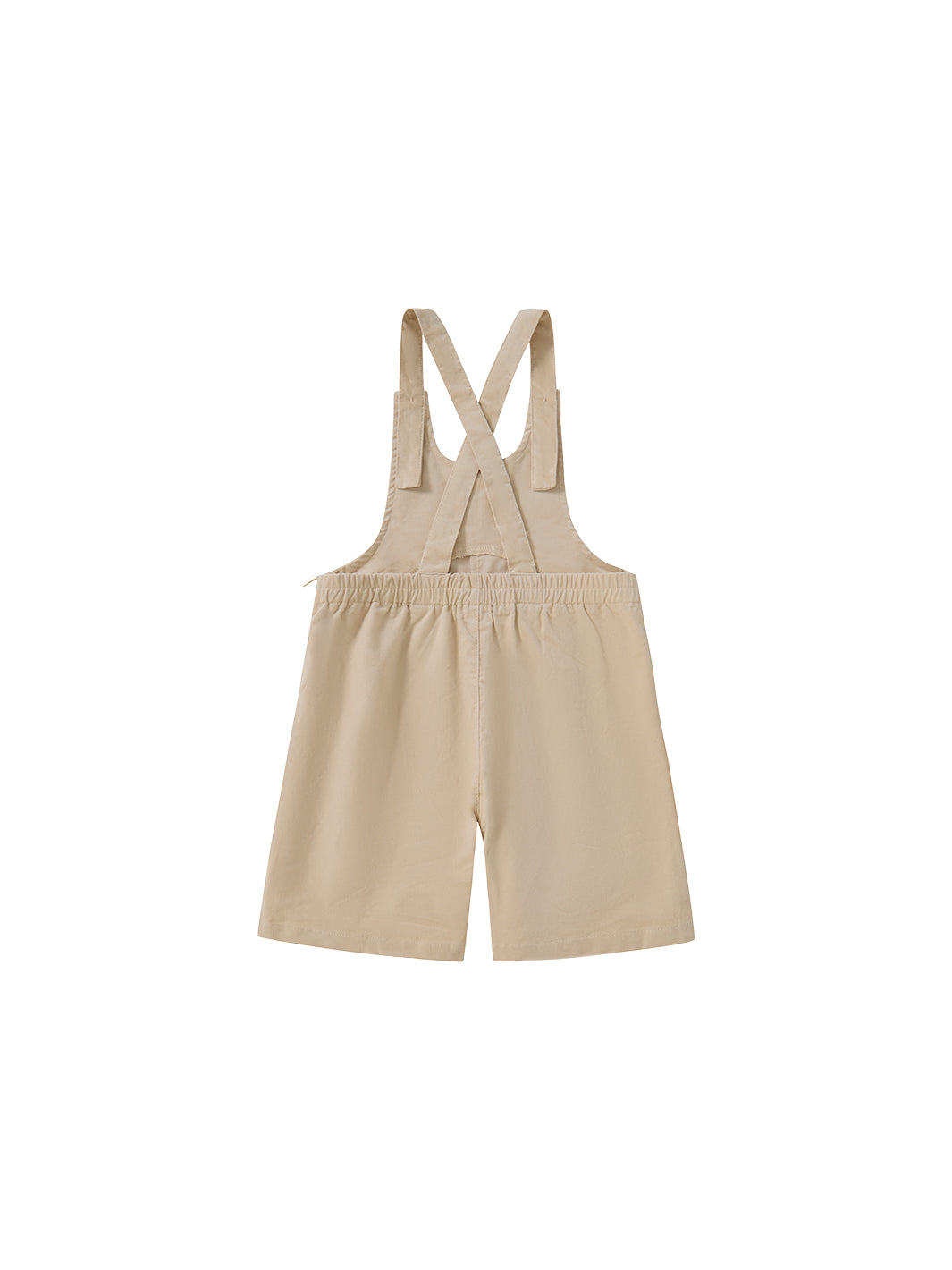 Stretch Velvet Overall - Off White