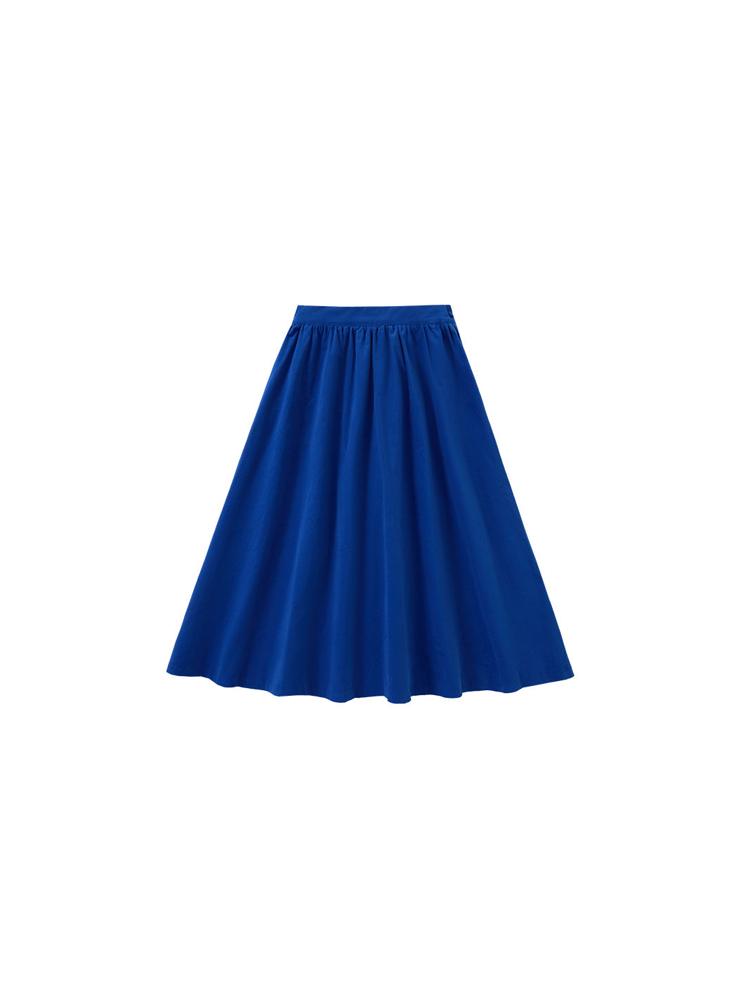Stretch Velvet Skirt - Royal Blue