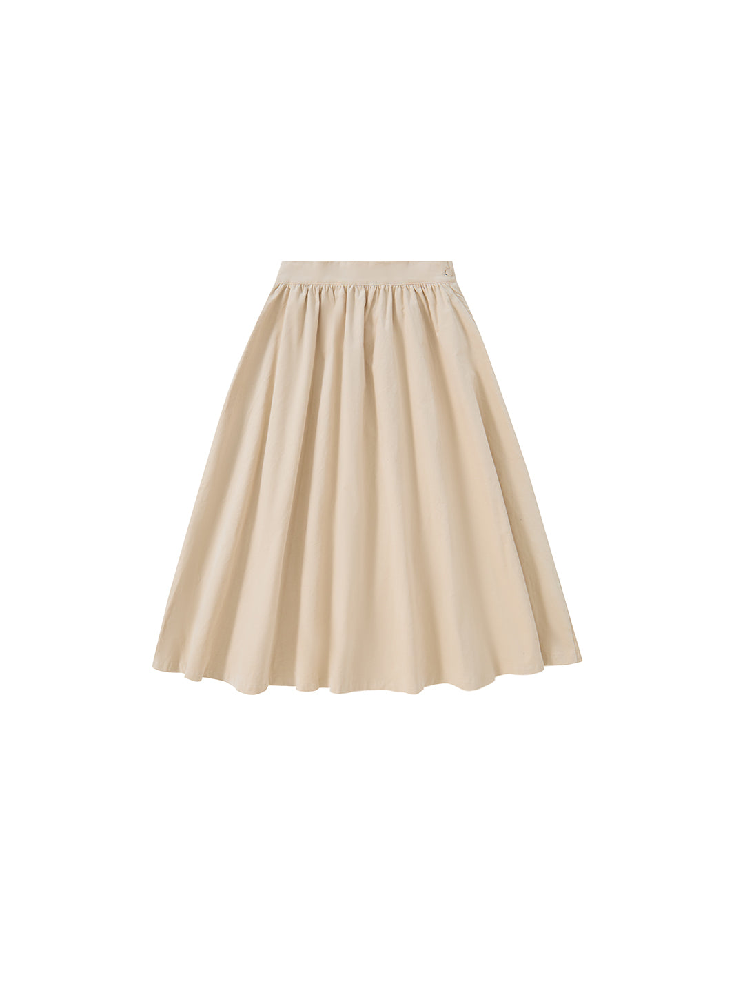 Stretch Velvet Skirt - Off White