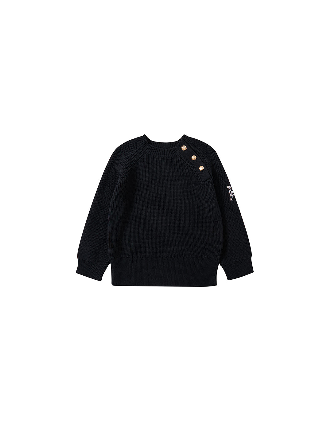 Basic Knit Sweater - Black