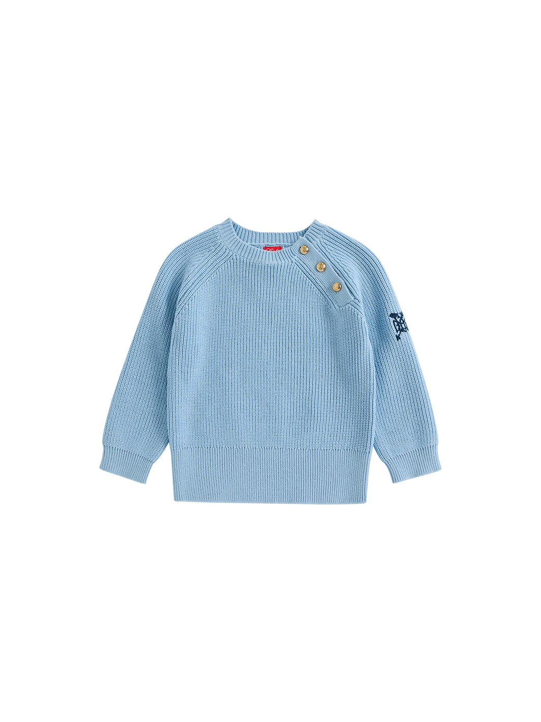 Basic Knit Sweater - Sky Blue