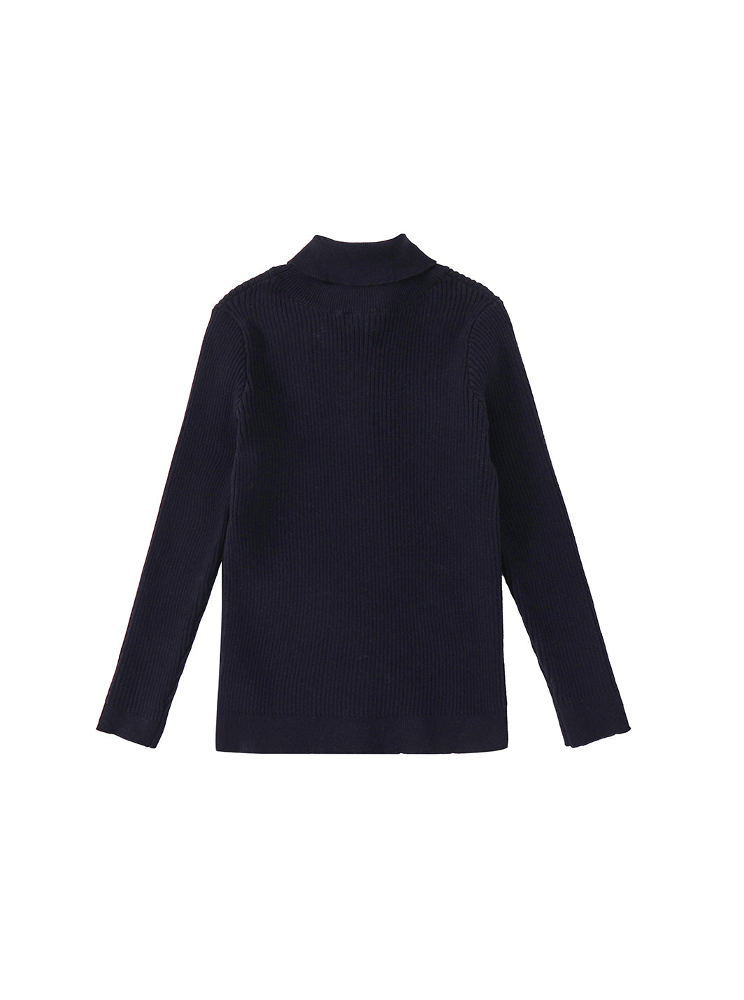 Basic Turtleneck Sweater - Black
