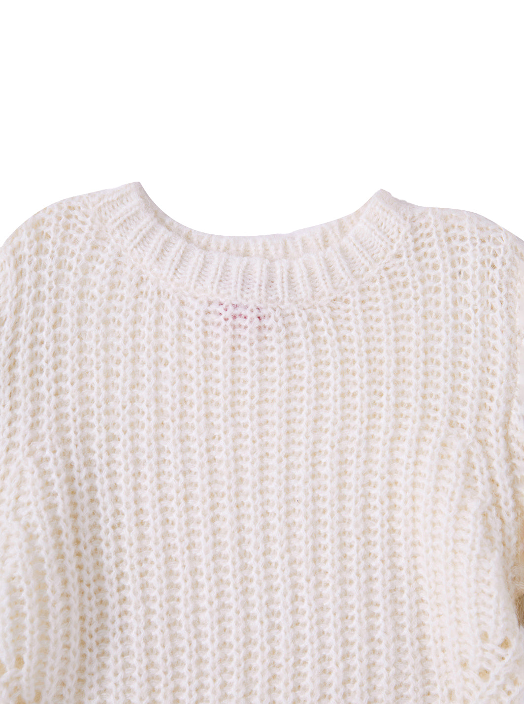 Halo Knit Sweater- Off White