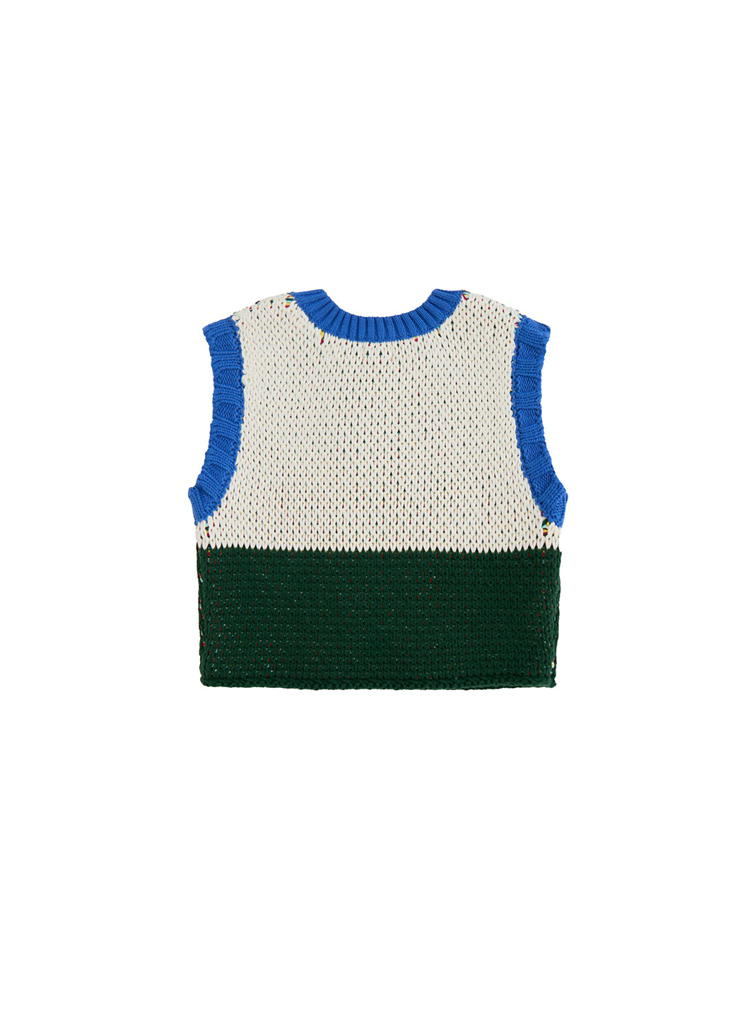 Knit Color Block Vest