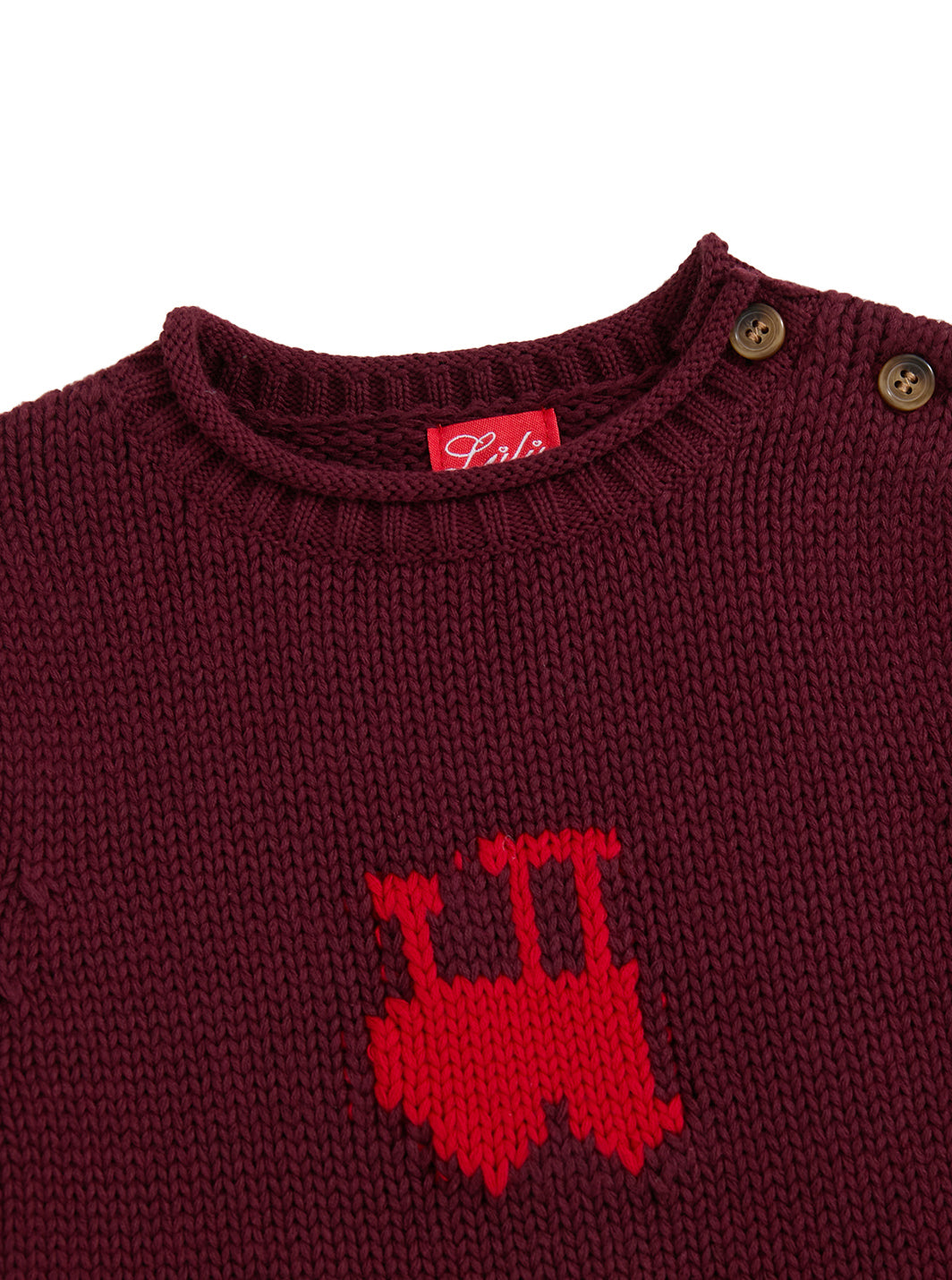 Berry Charm Train Sweater