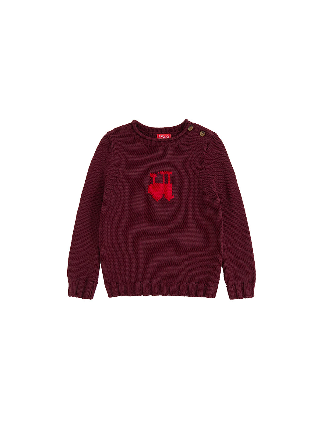 Berry Charm Train Sweater