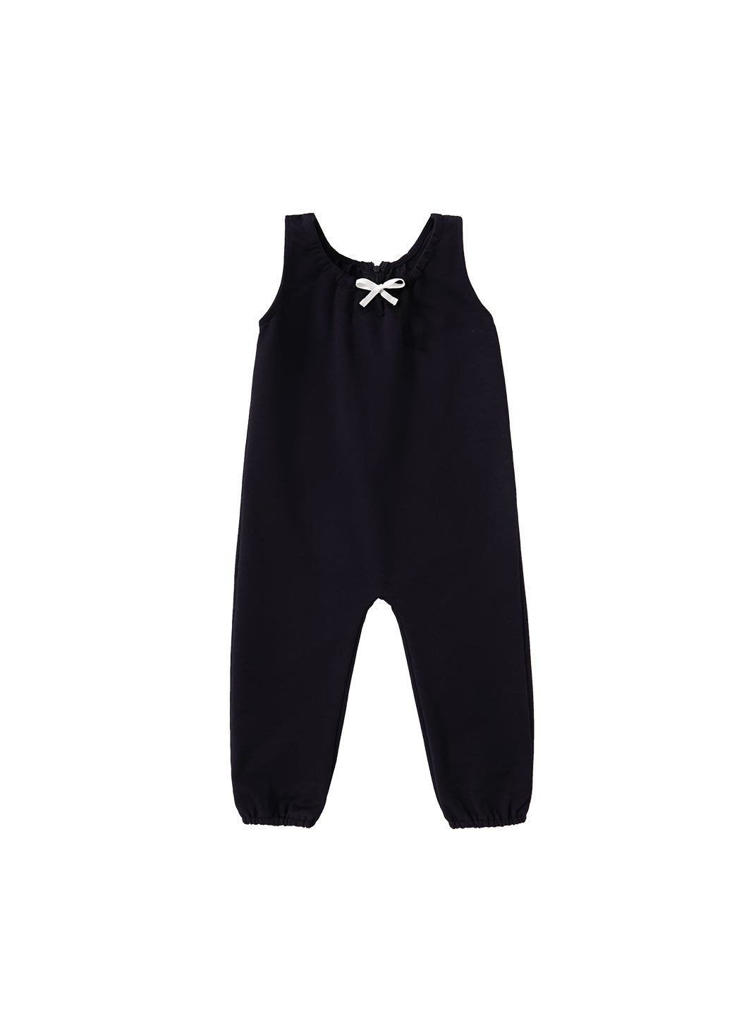 Velour Jersey Overall - Black