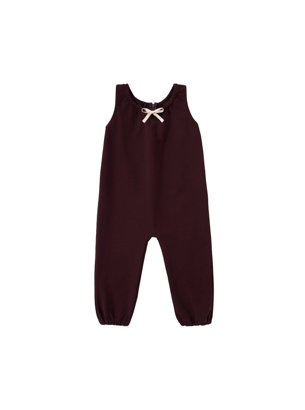 Velour Jersey Overall - Brown