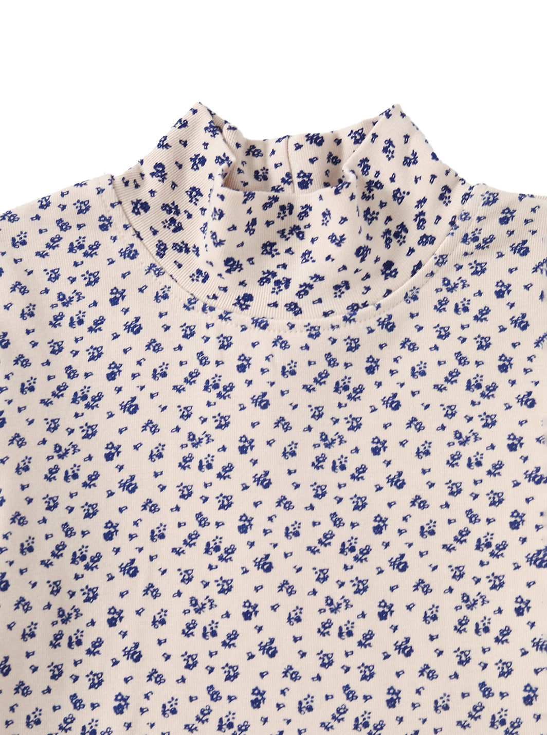Floral T-shirt- Navy