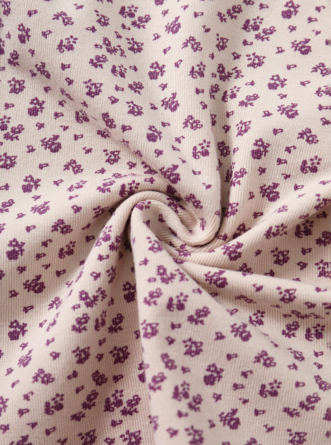 Floral T-shirt- Purple