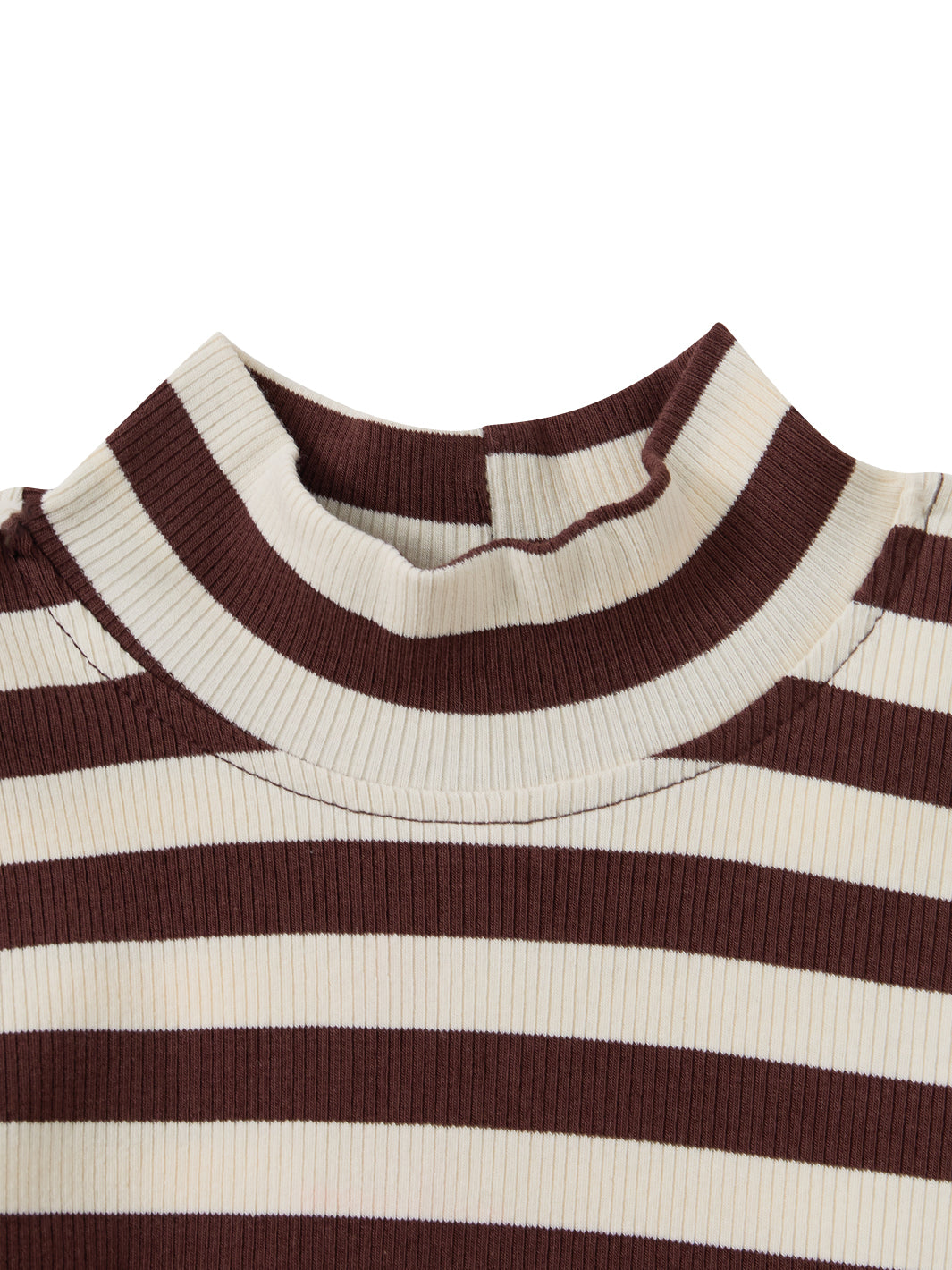 Striped T-Shirt - Brown/Cream