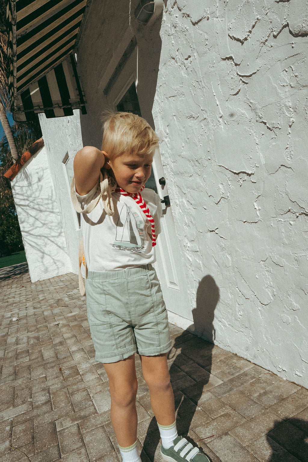 Hopscotch Short Pants - Sage