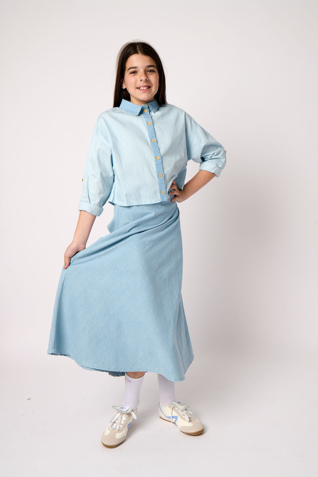 Combo Crop Shirt