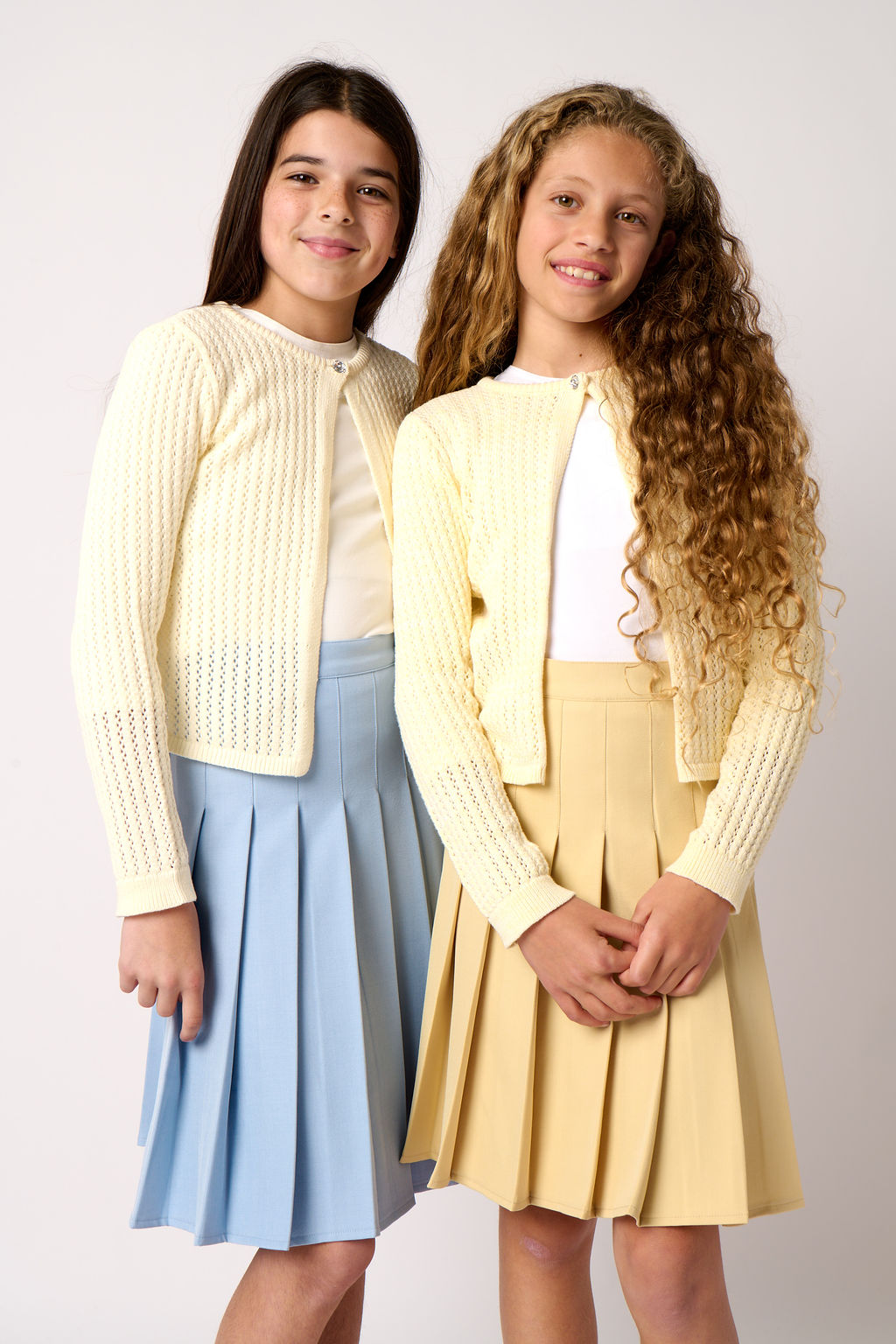 Crop Length Sweater - Rice Beige