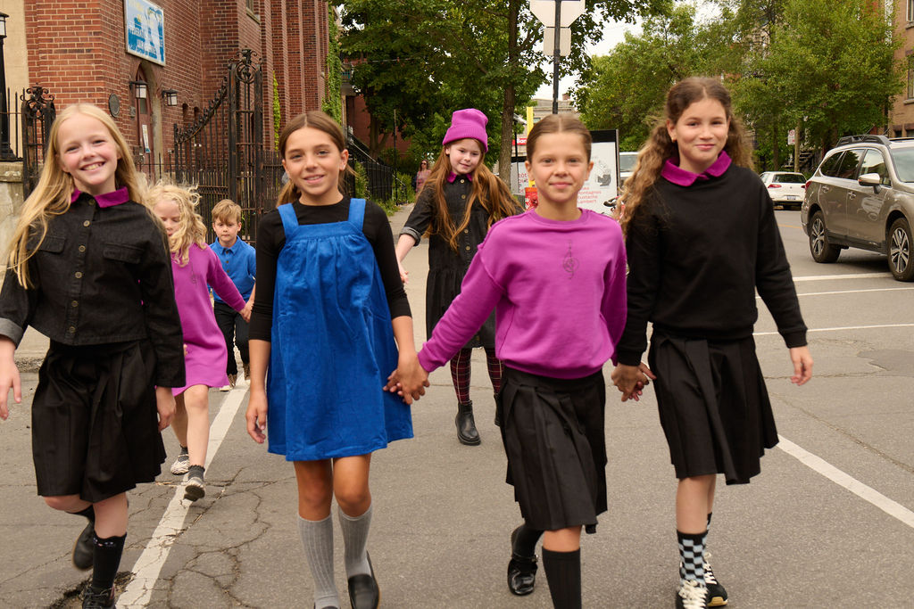 Musical Note Print Top- Purple