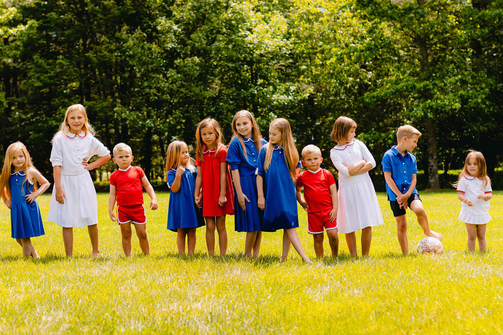 Classic Front Print T-shirt - White/Red