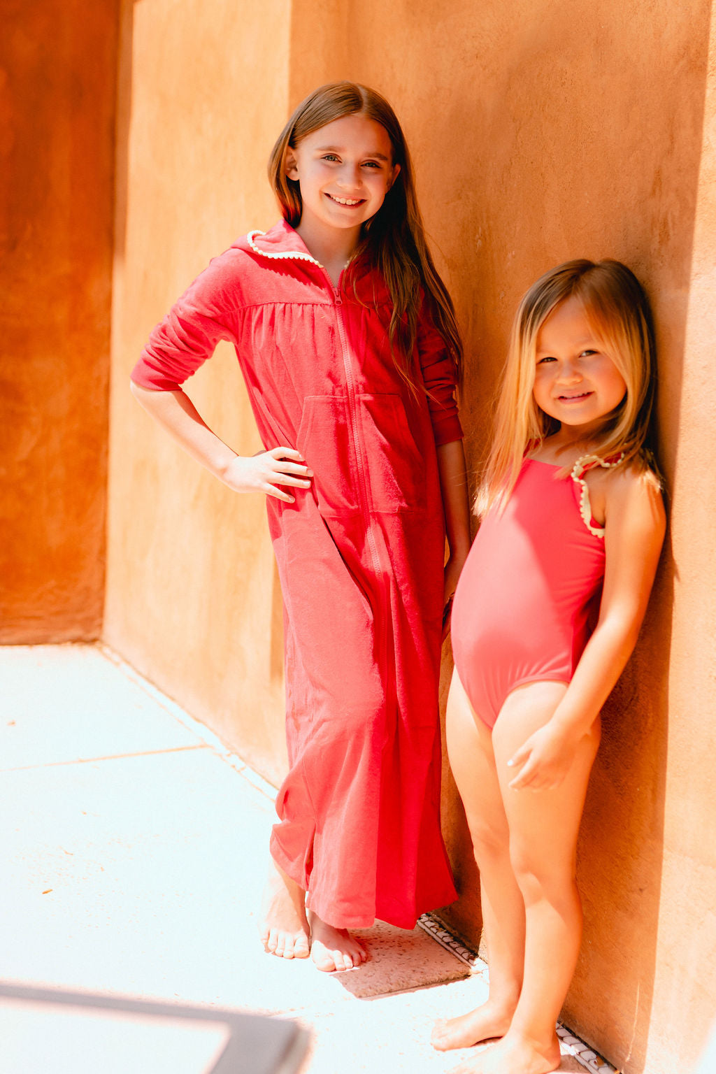 Ruffle Trim Swimsuit