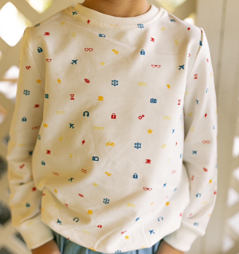 Small Symbol Print Top